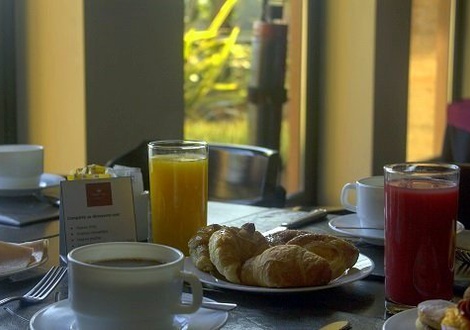 Café da manhã buffet Regency Park Hotel Montevideo