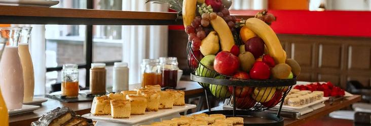 Café da manhã bufê Regency Park Hotel Montevideo Café da manhã bufê Regency Park Hotel Montevideo